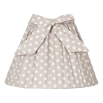 Szary klosz w groszki. Abażur na kinkiet, małą lampkę. 6LAK0213.