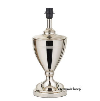 Srebrna lampa stołowa Alure Large "L-ka".