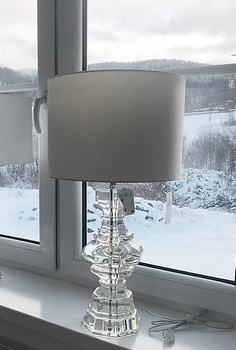 Kryształowa lampa stołowa Hypnotic