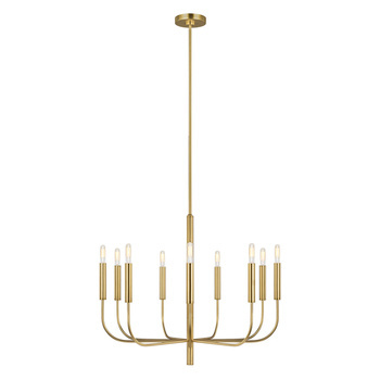 Żyrandol Brianna – 9 źródeł światła – Oksydowany mosiądz Elstead-Lighting