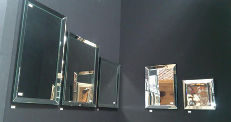 Eleganckie proste lustro 120*80cm - Fazowana rama