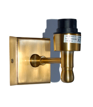 Niewielki, nowoczesny złoty kinkiet Marco Gold.