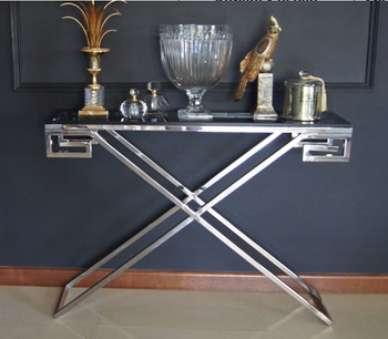 Srebrna konsola. Konsolka Ornate