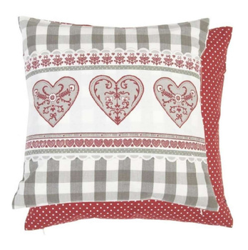 Poszewka w folklorystyczne serca. FOF20 Clayre&Eef