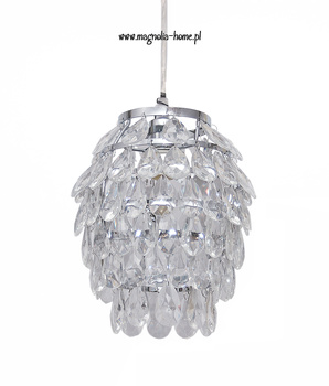 Lampa z kryształkami : nad wyspę, do łazienki, korytarza. Odilia Light&Living.