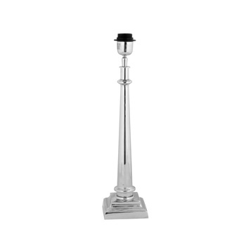 Elegancka, srebrna podstawa lampy Perfecta 48cm