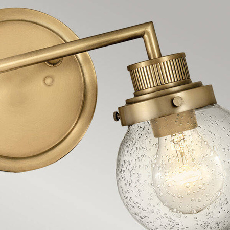 Złoty kinkiet QN-POPPY2-HB-BATH (IP44)