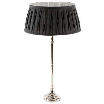 Srebrna lampa stołowa Grandio 63cm.