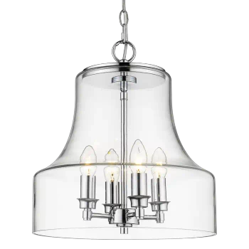 Lampa wisząca PRAGUE P04458CH - nad wyspę.