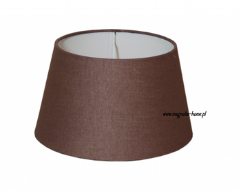 20cm. Abażur Colmore. Brązowy klosz.