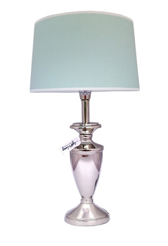 Lampa stołowa nikiel. Srebro. Parnasse m-ka.