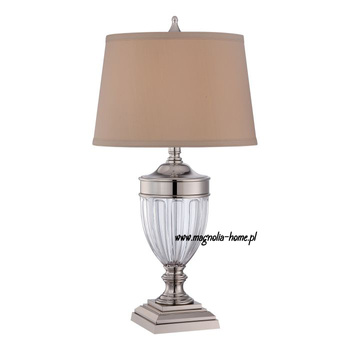 Niezwykle efektowna lampa stołowa DENNISON QZ/DENNISON PN Quoizel