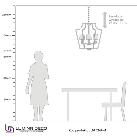 NOWOCZESNA LAMPA WISZĄCA SREBRNA Z BIAŁYMI ABAŻURAMI MONTERO