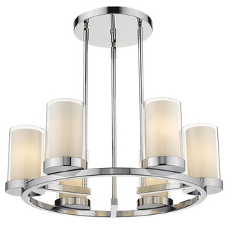 Lampa ze szklanymi kloszami MIAMI P06998CH