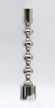 Srebrny świecznik kule Pearls M-ka