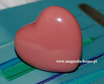 Gałka serce - różowa. Clayre&Eef 6Y0768