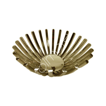 Złota, nowoczesna patera. Misa Adak 25*25cm 