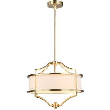 Złota  lampa z abażurem Stesso old gold s Orlicki   