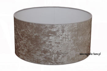 Srebrny duży klosz Chelsea Colmore 40cm - na lampę stołową.