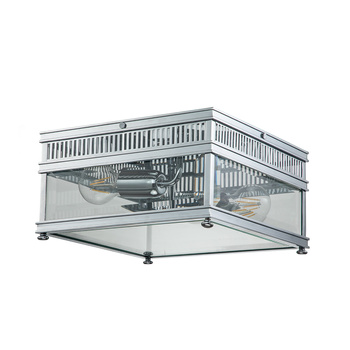 HOLBORN-F-PC - plafon - oświetlenie zewnętrzne srebrne