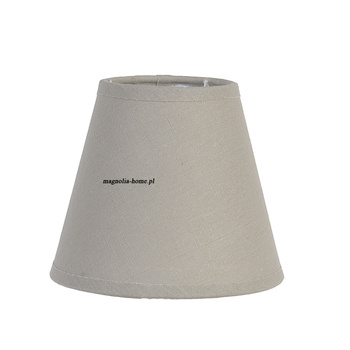 6LAK0020. Szary mały klosz na żyrandol 13*7,5*12cm