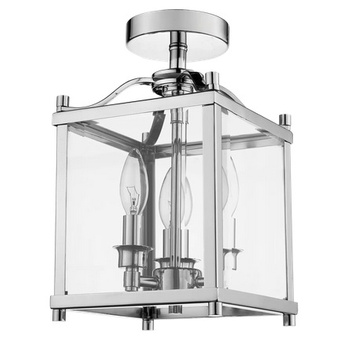 Elegancki srebrny plafon Plafon NEW YORK C03929CH