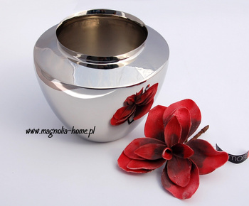 Srebrny wazon - niklowana osłonka Colmore S-ka.