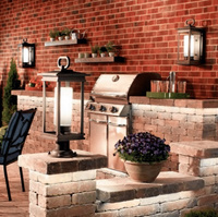 Zewnętrzne oświetlenie - latarnia South Hope. Lampa KL/South Hope3/L