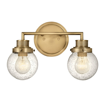 Złoty kinkiet QN-POPPY2-HB-BATH (IP44)