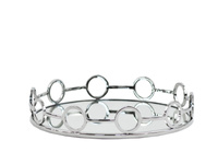 Srebrna taca Malmo - lustrzana tafla.