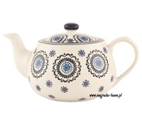 Uroczy ceramiczny dzbanek na herbate, kawę, ziółka...