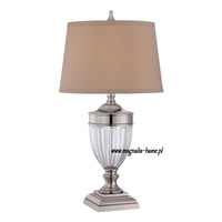 Niezwykle efektowna lampa stołowa DENNISON QZ/DENNISON PN Quoizel