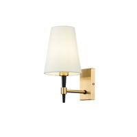 Maytoni - Złoto czarny kinkiet Zaragoza H001WL-01BS