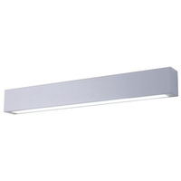 Biały, podłużny kinkiet łazienkowy IBROS LED biały 93